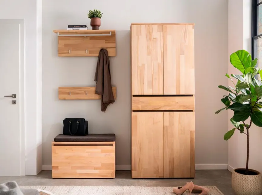 Outlet Gradel Hakenleiste Pura Kernbuche