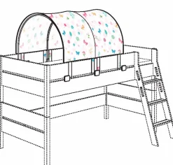 Kinder Paidi Halb-Zelt