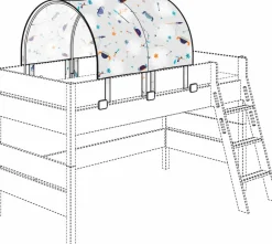 Kinder Paidi Halb-Zelt