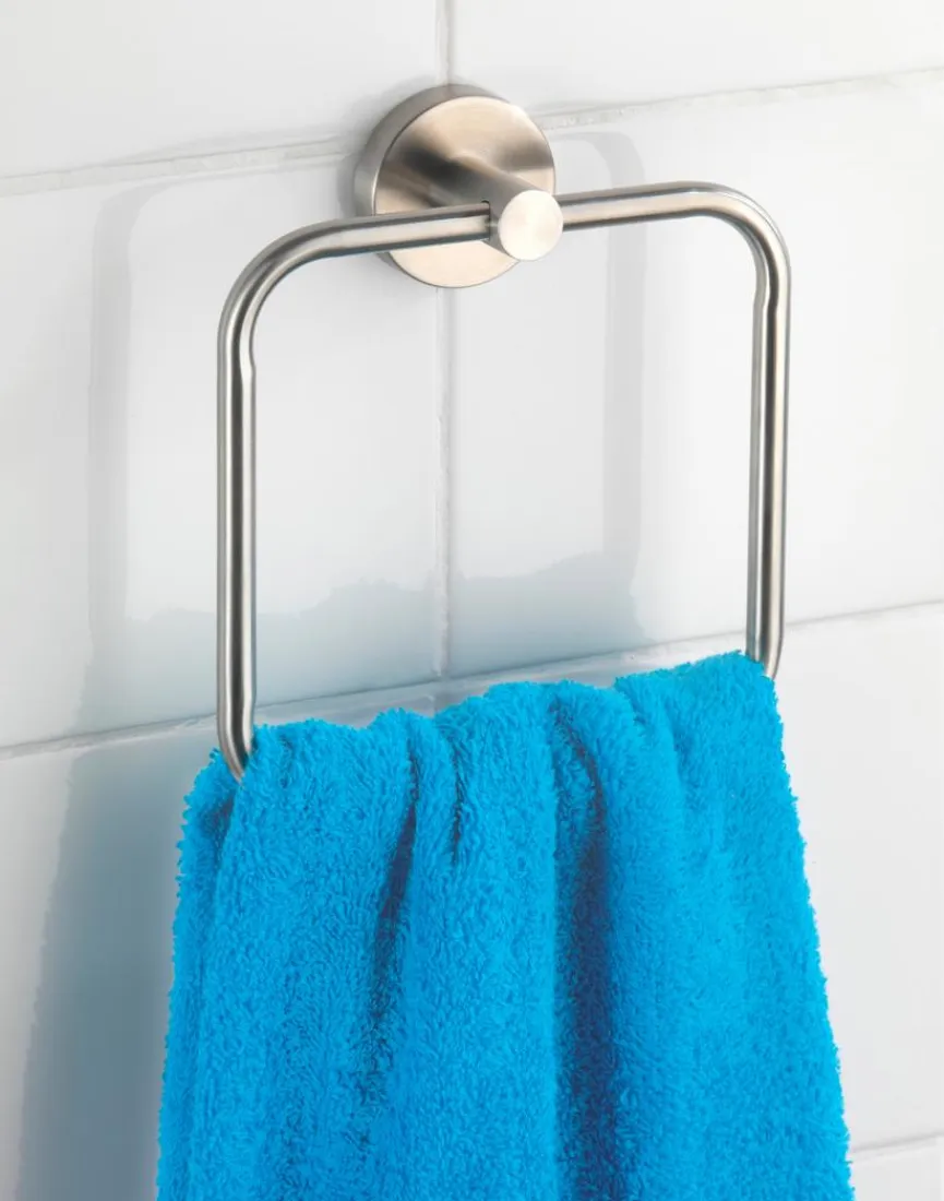 Discount WENKO Handtuchring Bosio Silber