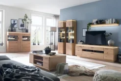 New MCA Highboard Barcelona Eiche Bianco