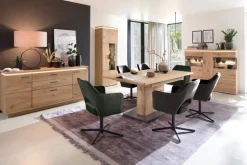 New MCA Highboard Barcelona Eiche Bianco