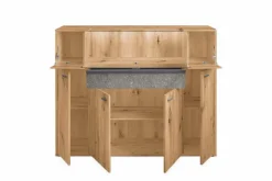 New set one by Musterring Highboard Deltona Eiche Artisan