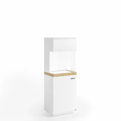 Clearance set one by Musterring Highboard Lancaster Weiß