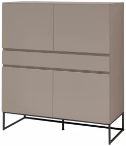 Hot Wohnconcept Highboard Saposa Basalt