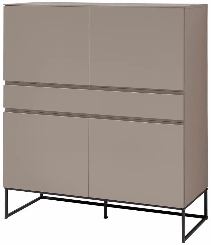 Hot Wohnconcept Highboard Saposa Basalt