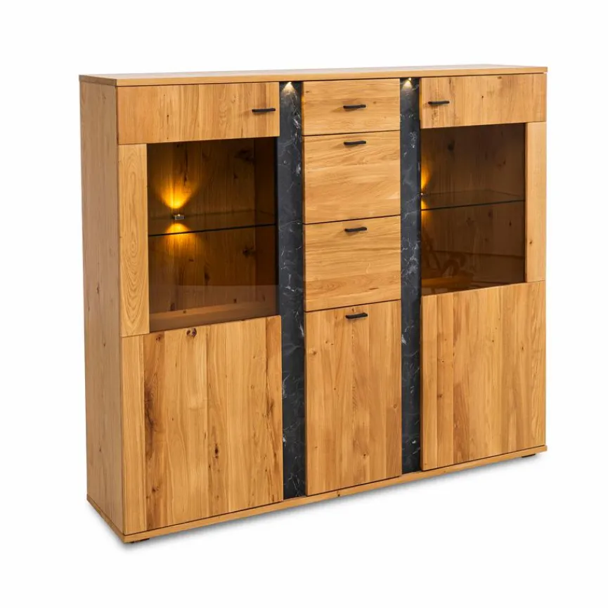 Best Highboard Yellowstone Wildeiche geölt