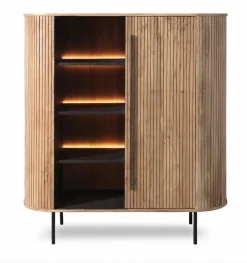Clearance WOLFMÖBEL Highboard Bronx 4477 Akazie