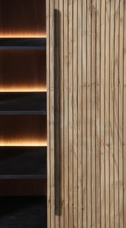 Clearance WOLFMÖBEL Highboard Bronx 4477 Akazie