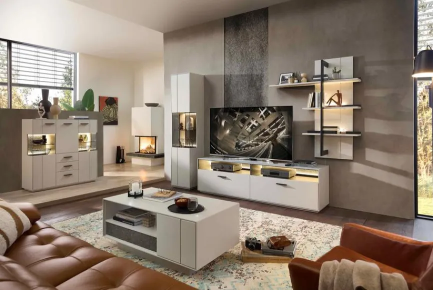 New Wohnconcept Highboard Como Sahara