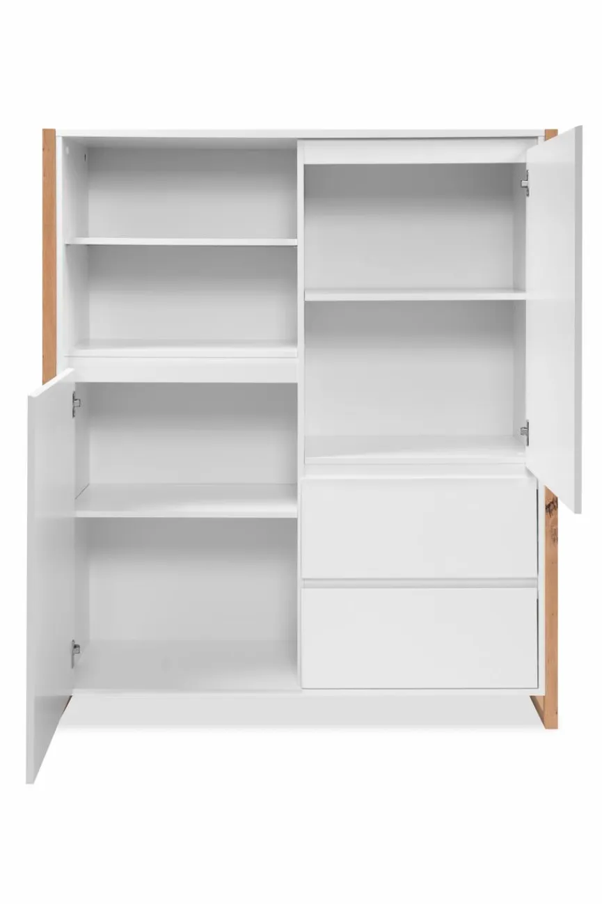 Hot Highboard Denver Weiß