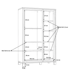FORTE Highboard Farida