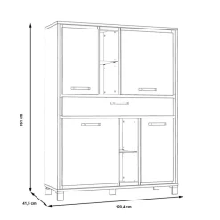 FORTE Highboard Farida