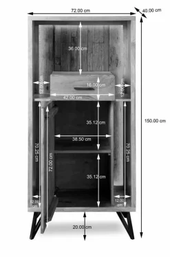 WOLFMÖBEL Highboard Hudson 2172