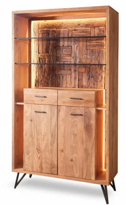 New WOLFMÖBEL Highboard Hudson 2174 Akazie