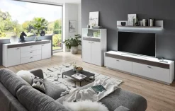 New IDEAL Wohnen Highboard Manchester Weiß
