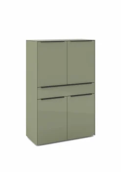 Online set one by Musterring Highboard Reno Olivgrün