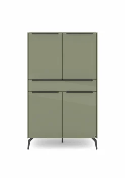 Online set one by Musterring Highboard Reno Olivgrün