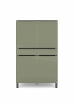 Online set one by Musterring Highboard Reno Olivgrün