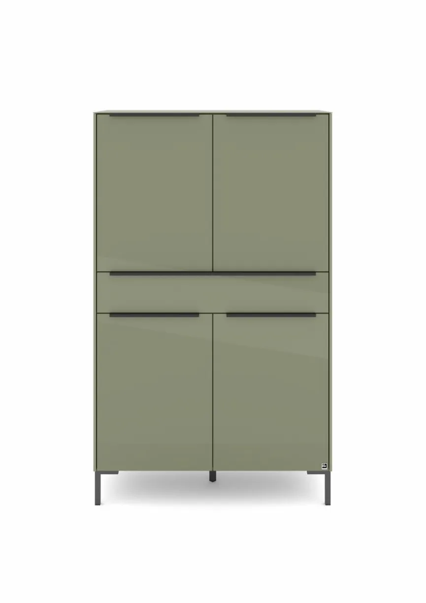 Online set one by Musterring Highboard Reno Olivgrün