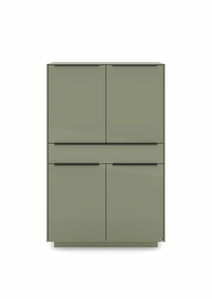 Online set one by Musterring Highboard Reno Olivgrün