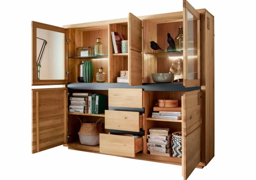 Online G+K Highboard Richmond Wildeiche