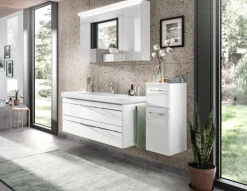 Outlet Pelipal Highboard Universelle/Balto Weiß / Hochglanz