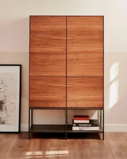 Kave Home Highboard Verdrana Nussbaum