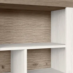 Discount set one by Musterring Highboard York Pino-Aurelio / Eiche Nelson