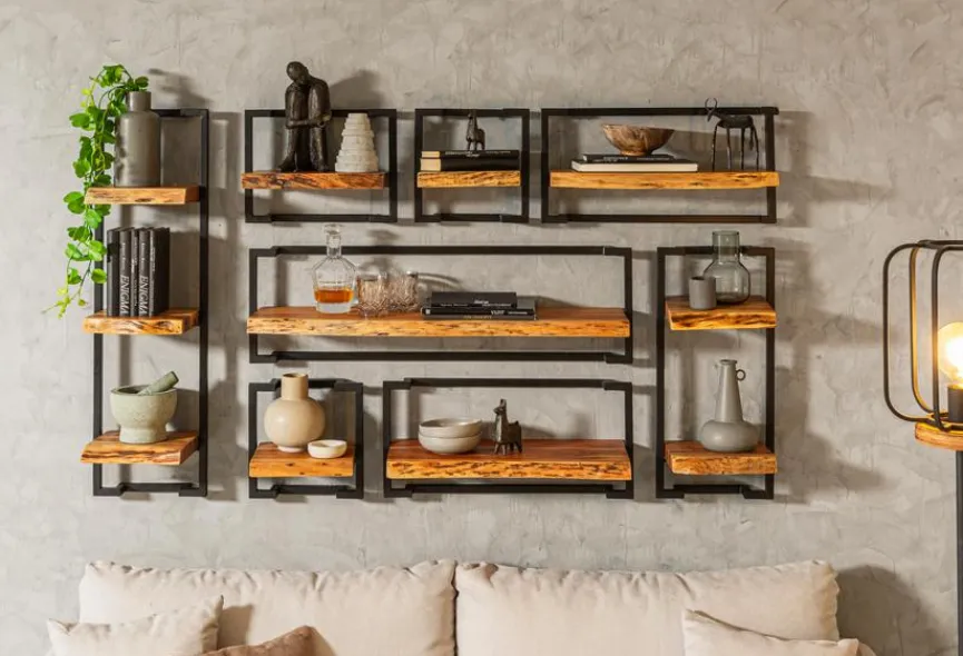 Hot Hängeregal Matera Akazie