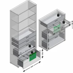 FMD Hängeregistratur-Set Calvia