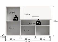 Hot Hängeschrank Lucca Weiß