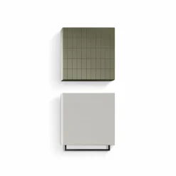 Outlet Hängeschrank-Kombination Pixel 02 Grün / Grau
