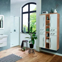 New Puris Hochschrank Kera Plan Weiß