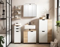 Outlet Schildmeyer Hochschrank Emmik Weiß