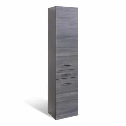 Clearance Held-Möbel Hochschrank Florida Eiche Rauchsilber