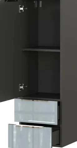 Sale Germania Hochschrank Vasio Silbergrau