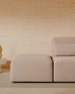 Outlet Kave Home Hocker, Abschlusselement Neom Beige