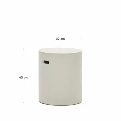 Sale Kave Home Hocker Aiguablava Weiß