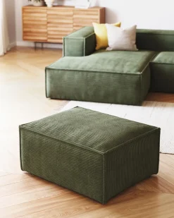 Clearance Kave Home Hocker Blok Grün