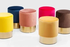 Outlet KARE DESIGN Hocker Cherry Hellgrau