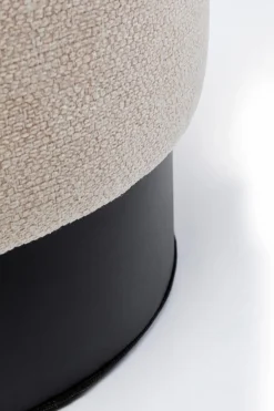 Clearance KARE DESIGN Hocker Cherry 86857 Creme