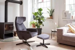 Discount RAUM.FREUNDE Hocker Helge Dunkelgrau