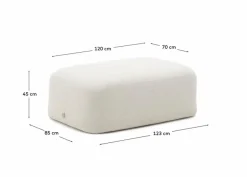 Sale Kave Home Hocker Martina Ecru