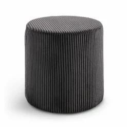 Online Hocker Nancy Dunkelgrau