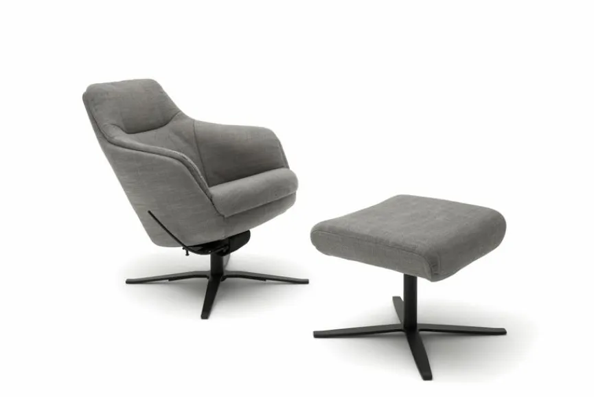 Hot SCHÖNER WOHNEN-Kollektion Hocker Sky Anthrazit