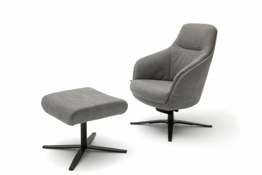 Hot SCHÖNER WOHNEN-Kollektion Hocker Sky Anthrazit