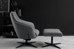 Hot SCHÖNER WOHNEN-Kollektion Hocker Sky Anthrazit