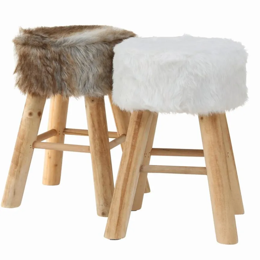 BOLTZE Hocker Woody 30 x 30 cm