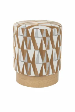 Clearance Zuiver Hocker Ziggy Beige